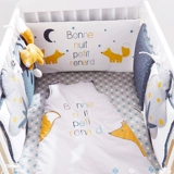 Хлопковая дышащая кроватка, детские поролоновые бортики, покрывало для новорожденных, защита от столкновений