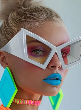 新款欧美朋克大框太阳镜