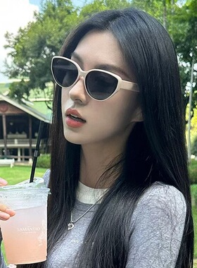 女款猫眼防紫外线遮阳太阳镜
