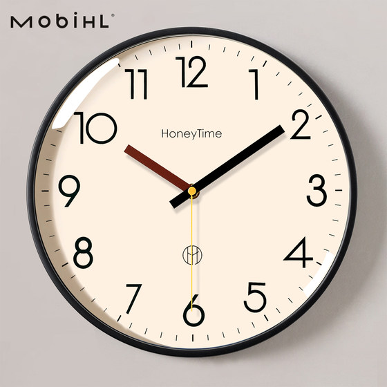 Modern simple home silent wall clock