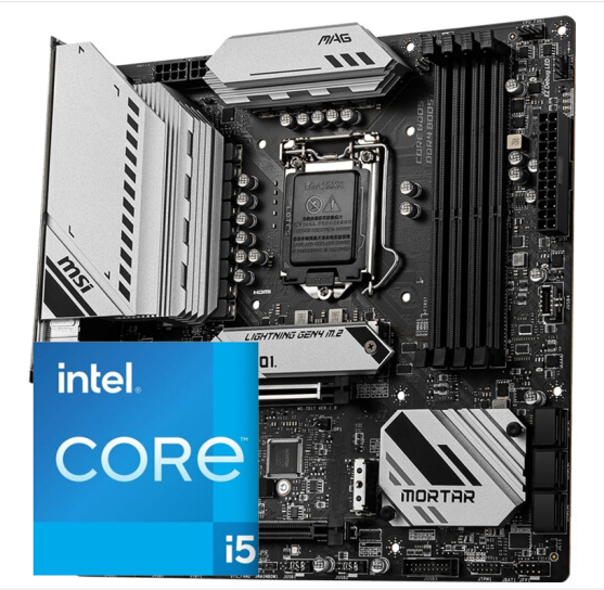 MSI B560 материнская плата с Intel CPU Core i5 10400F 10600KF 11400 комплект