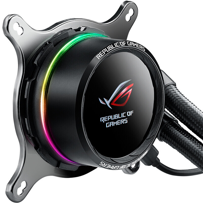 Rog Ryou 120 华硕ROG RYUO 120龙王一体水冷散热器RGB水冷头静音散热_虎窝淘