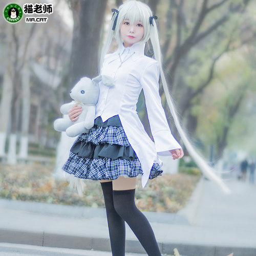 猫老师穹妹衣服装全套cosplay女装动漫萝莉装缘之空春日野穹制服 - 图0
