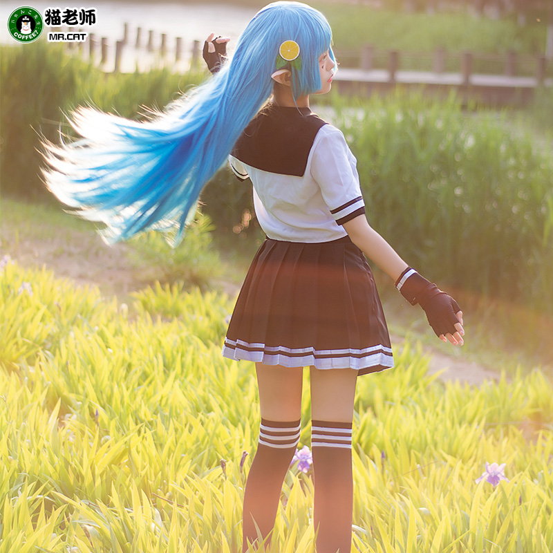 猫老师凹凸安莉洁COS服装全套cosplay世界水手服JK制服柠檬妹女装