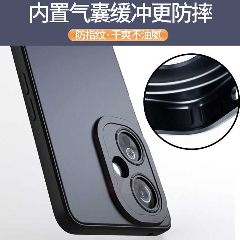 适用OPPOK11X手机壳PHF110保护套新款OPPO直边气囊防摔oppk软壳opp0磨砂11kx男opok全包镜头opopk欧珀oqqok黑-图0