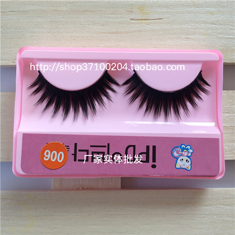 小猫006浓密一对装睫毛#初学者网红长款舞台艺术妆#30对可包邮 - 图1