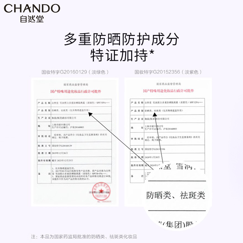 自然堂隔离霜美白防晒遮瑕三合一提亮打底官方旗舰店正品女妆前乳 - 图2