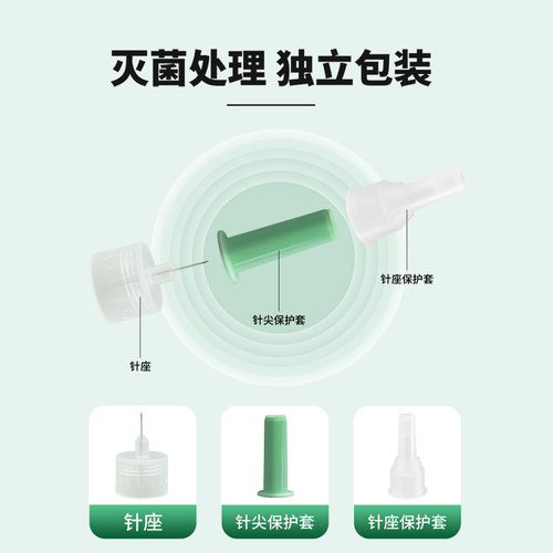 新优锐BD胰岛素注射笔针头0.25*5mm打门冬一次性司美格鲁肽低痛 - 图1