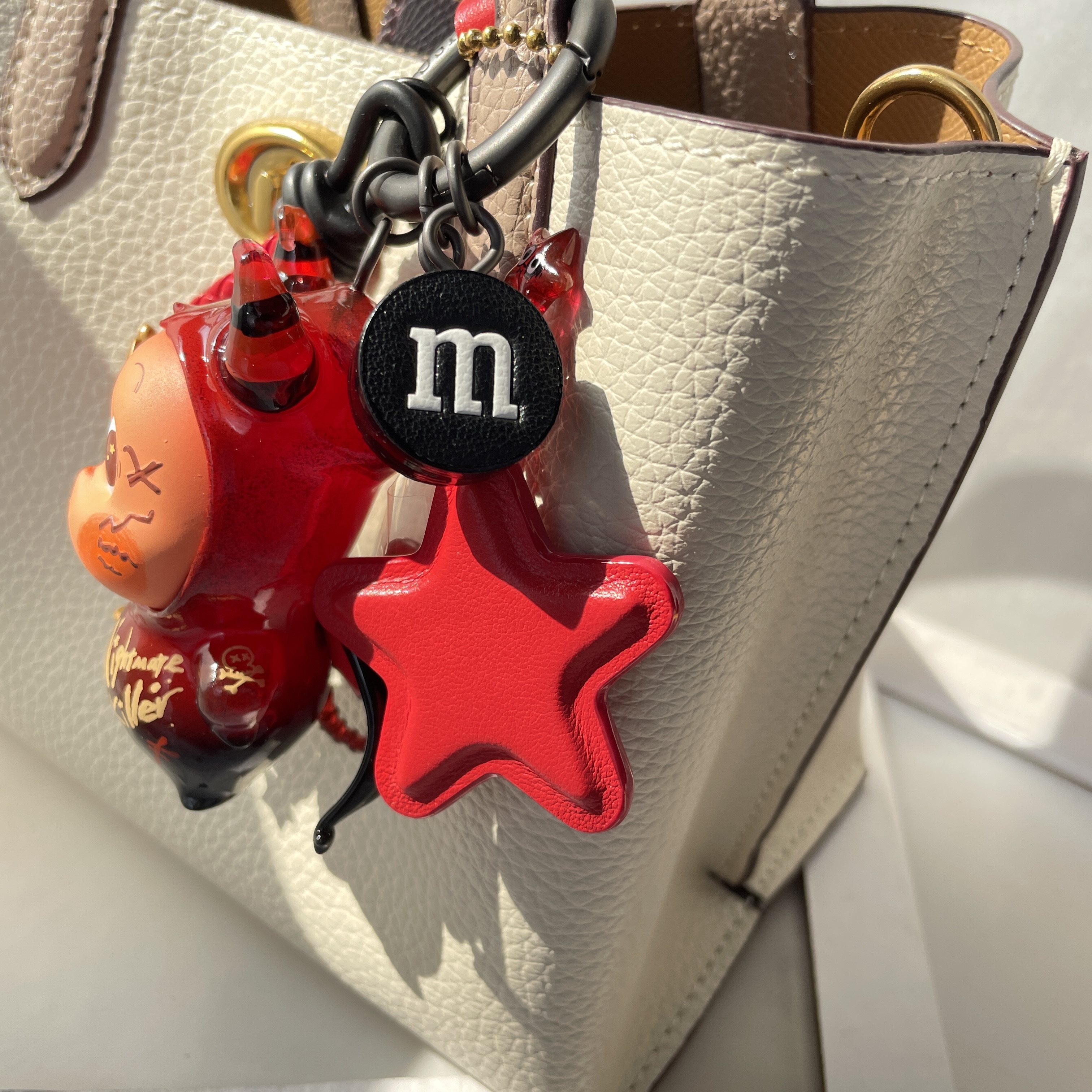 潮玩星星人明款高端diy包包挂件真皮配件改装包包挂饰配饰钥匙扣,淘宝优惠券,粉丝福利购,淘宝优惠卷