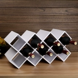 Красное вино, современное минималистское изящное дерево, гостиная гостиная, европейская творческая винная шкаф, декоративная полка