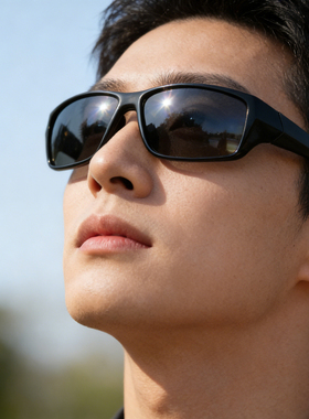 长方形太阳镜防紫外线男女骑行徒步登山墨镜中老年夏季防晒眼镜潮