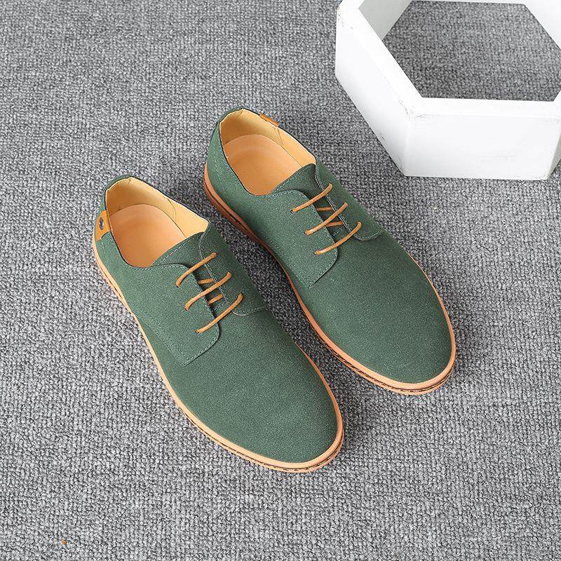 Casual oxford suede shoes men size 46 47男士反绒皮休闲牛筋鞋,淘宝优惠券,粉丝福利购,淘宝优惠卷