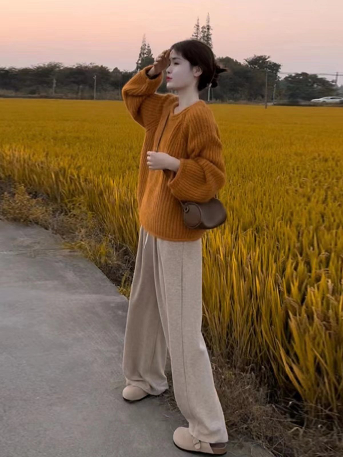 孕妇套装秋冬2026新款慵懒风优质绵羊绒宽松针织毛衣休闲上衣裤子,淘宝优惠券,粉丝福利购,淘宝优惠卷