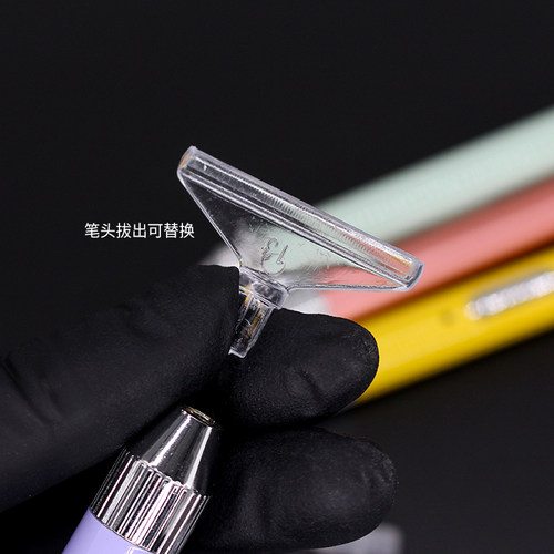 钻石画工具新款翻钻盘可叠层彩色胶泥同色照明笔点钻盘贴钻套装 - 图1