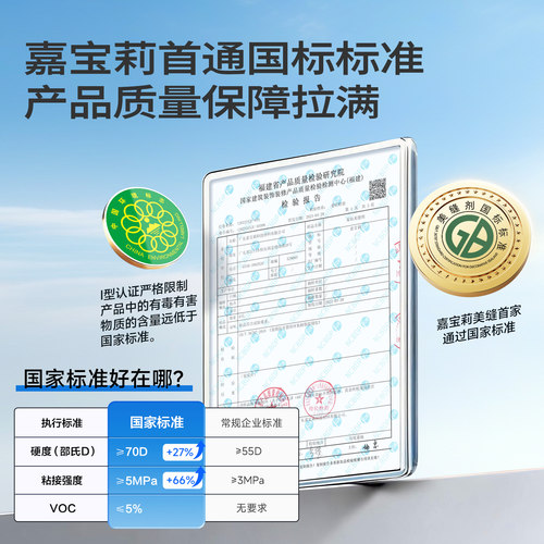 嘉宝莉美缝剂瓷砖地砖专用环氧彩砂防水防霉美容美缝胶填缝剂家用 - 图0