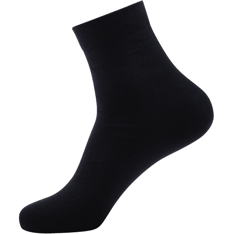 浪莎男士春秋纯棉中筒防臭商务袜 浪莎天恒短袜/打底袜/丝袜/美腿袜