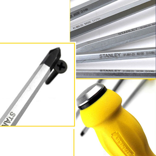 史丹利手动工具十字加力通体多功能螺丝刀#1x100mm 改锥 维修 拆 - 图1