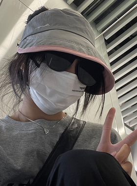 氛围感速干遮阳薄款渔夫帽百搭