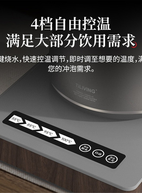 钛立维纯钛电茶炉1350W多档控温