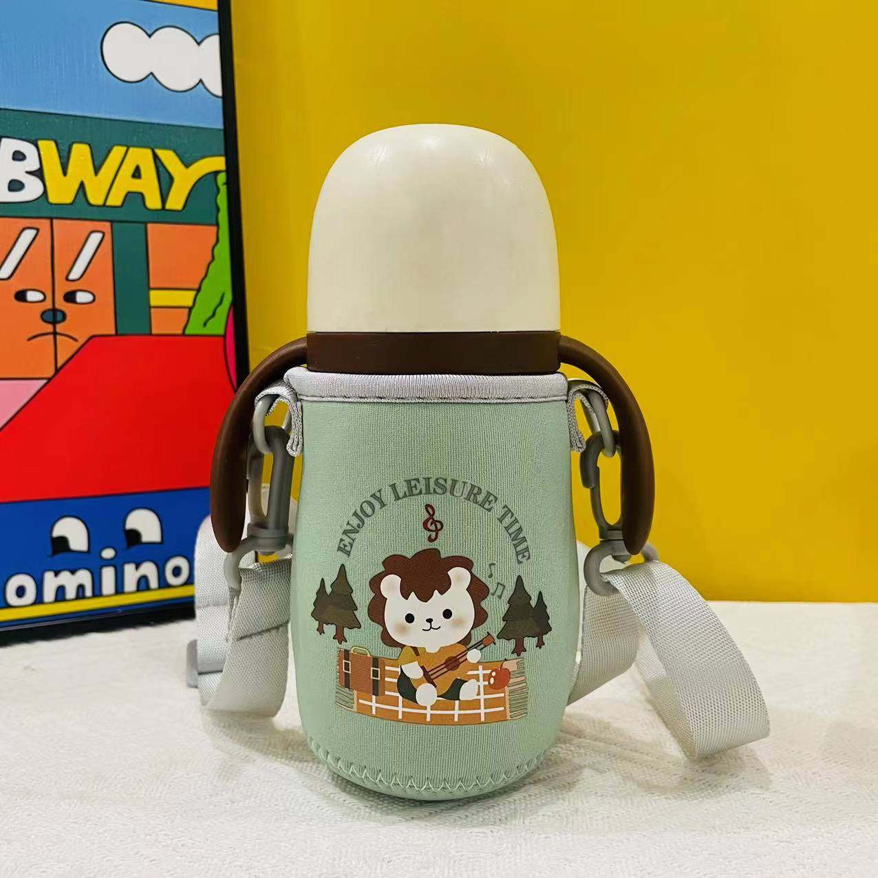 世喜吸管奶瓶套儿童保温杯套保护套宝宝喝奶杯学饮杯套260 300ml,淘宝优惠券,粉丝福利购,淘宝优惠卷