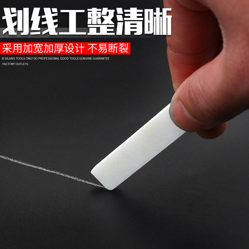 石笔换线笔滑石笔加宽加厚白色涂画笔钢铁焊接墙体画石粉笔切割笔 - 图1
