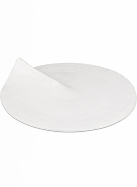 白色稀缺清仓特价陶瓷碗碟西餐牛排甜品水果托盘酒店餐厅异形盘子