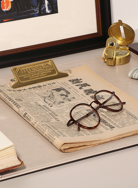 样板间书房装饰品摆件办公书桌垫板写字板阅读主题组合软装摆设品