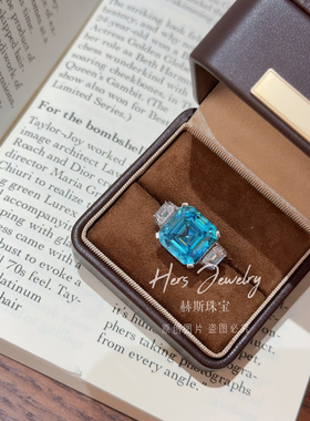 HERS赫斯珠宝【马尔代夫的海】方糖戒指S925银