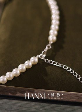 新款珍珠结婚复古项链婚纱配饰