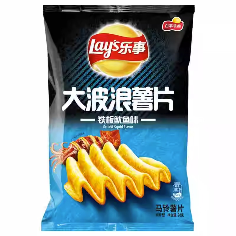 [48任选10件]乐事薯片大波浪多口味70g薯片零食小吃休闲食品 - 图0