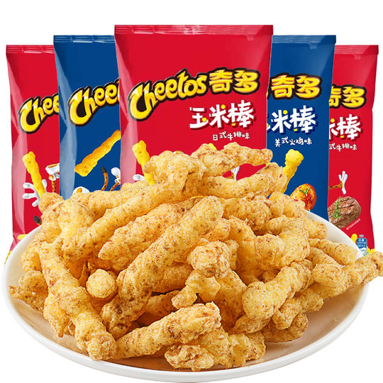CHEETOS/奇多玉米棒50g*6包休闲膨化网红爆款薯条 儿童解馋小零食