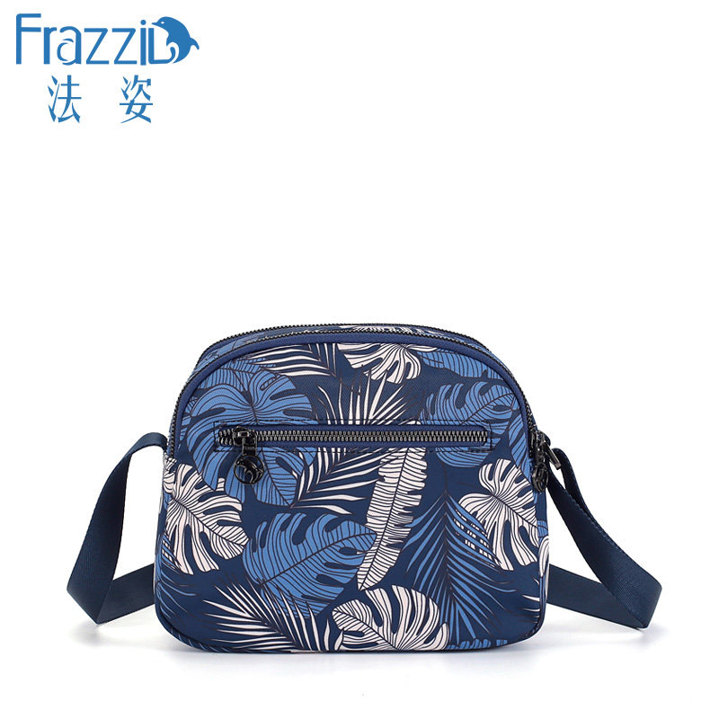 法姿新款斜挎包女2022春花色小尼龙布包时尚妈妈小方包轻便单肩包,淘宝优惠券,粉丝福利购,淘宝优惠卷