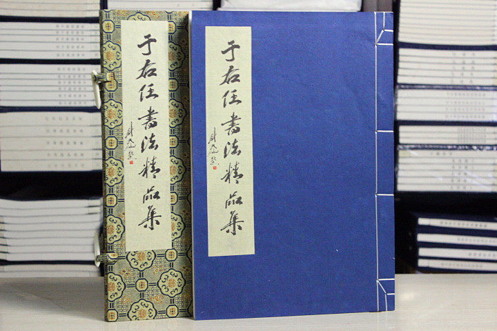 于右任书法精品集 慰天池主编 宣纸线装1函1册 于右任书法作品集 名家书法经典 于右任草书