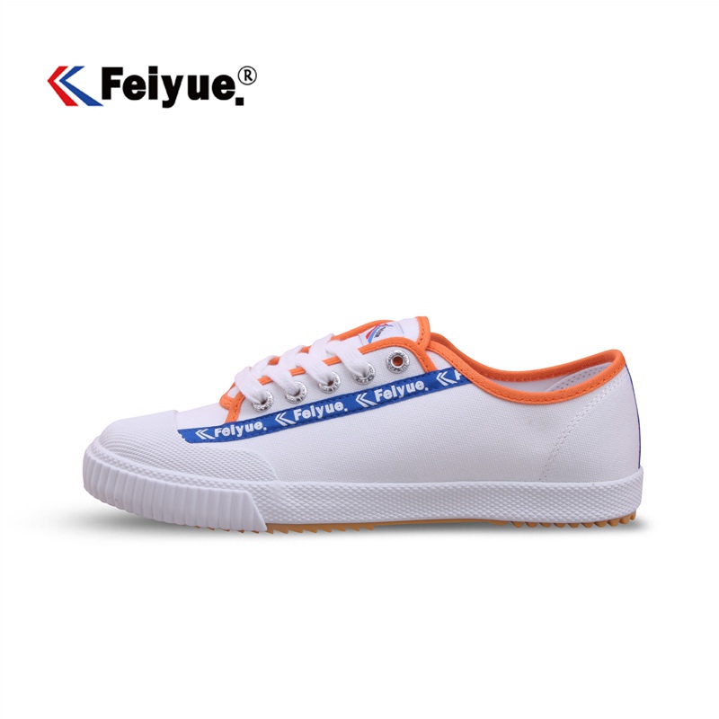 feiyue /飞跃新款低帮小白鞋潮女鞋 鼎蜀运动户外帆布鞋