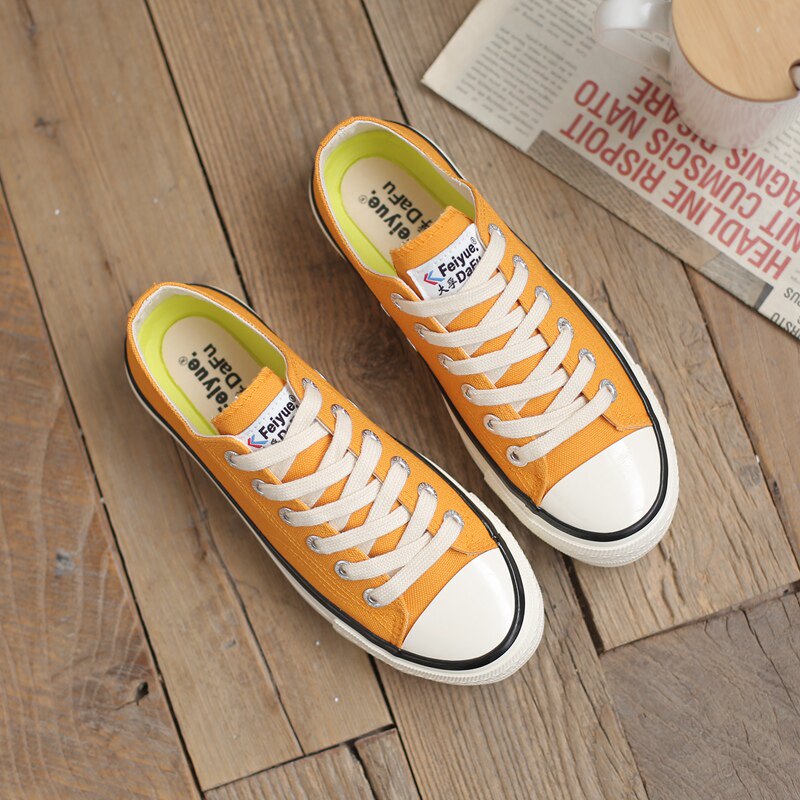 feiyue /飞跃新款春季街头流行女鞋 鼎蜀运动户外帆布鞋