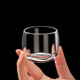 Verdickter Fingerbecher, Nicht-Heißwasserbecher, transparente Glaseinsätze, Haushaltsmeisterbecher, Weinbecher, Trinkwasser- und Teebecher