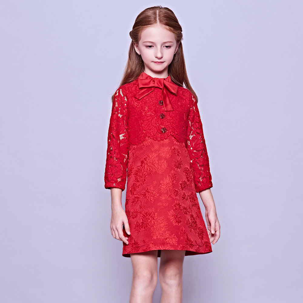 【捡漏福利特辑】新年春节礼服裙合集 女童蕾丝丝绒红色礼服裙,淘宝优惠券,粉丝福利购,淘宝优惠卷