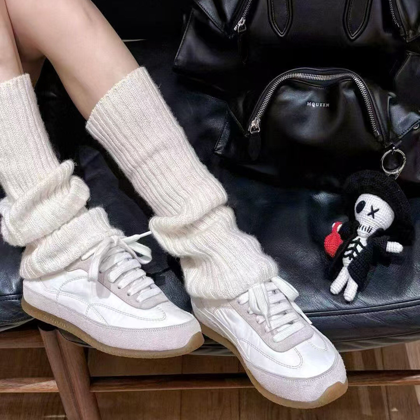 复古德训鞋女2026新款EC1阿甘鞋系带运动休闲鞋软底板鞋百搭潮鞋,淘宝优惠券,粉丝福利购,淘宝优惠卷