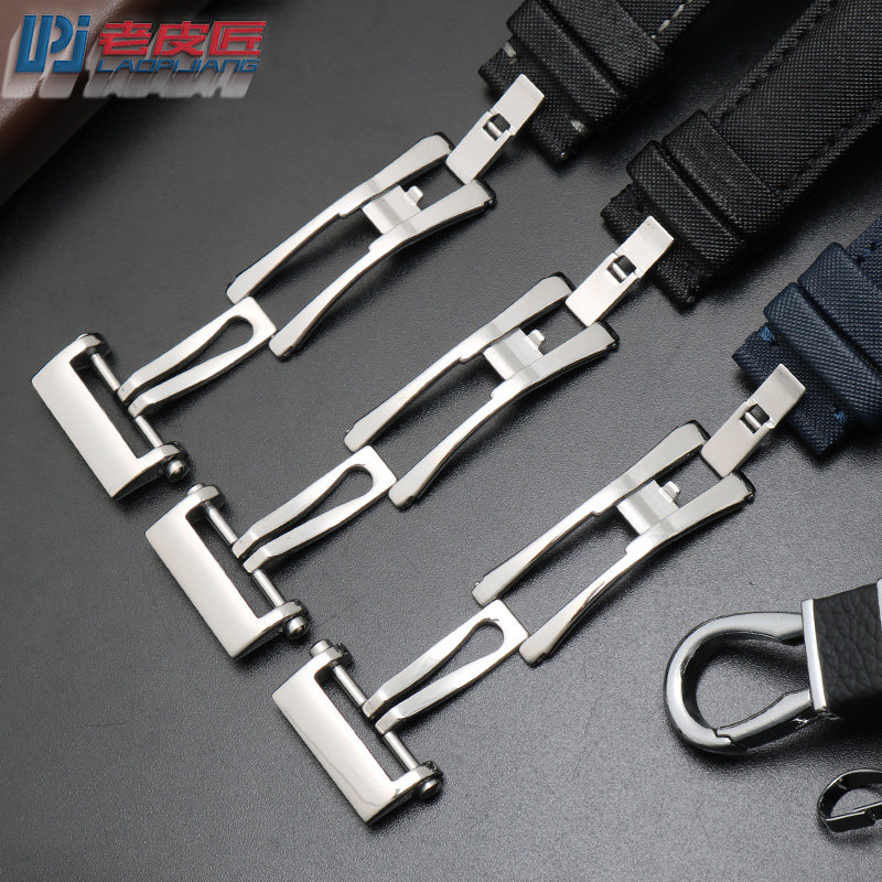 防水适配宝珀五十寻噚5000男手表带 老皮匠手表配件