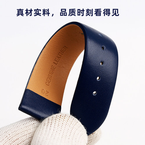 老皮匠 适配卡西欧月相小方块MTP-M300D MTP-M305D/L真皮表带20mm - 图2