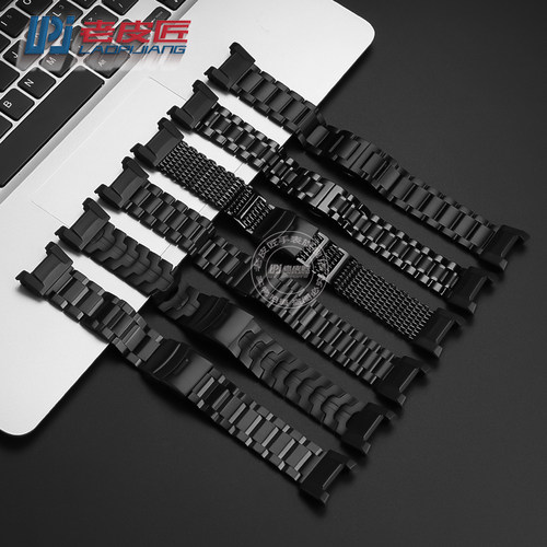 老皮匠 适配卡西欧大泥王三代GWG-B1000改装精钢手表带黑色表链男 - 图3