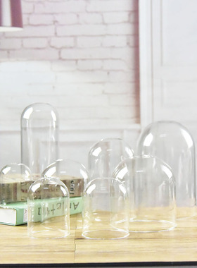 玻璃防尘罩节日礼品鲜花创意摆件