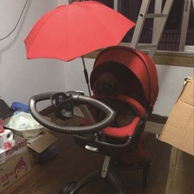 Stokke婴儿推车配件遮阳伞/睡袋脚套/脚踏板/蚊帐/轮子/雨罩 - 图2