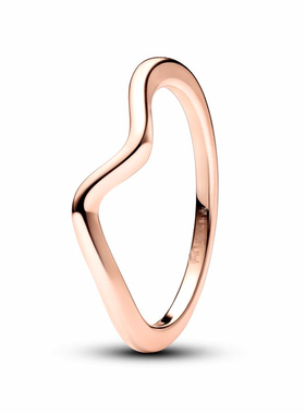 潘家S92纯银新品光芒四射的心形戒指水滴星尘火花波戒指对戒