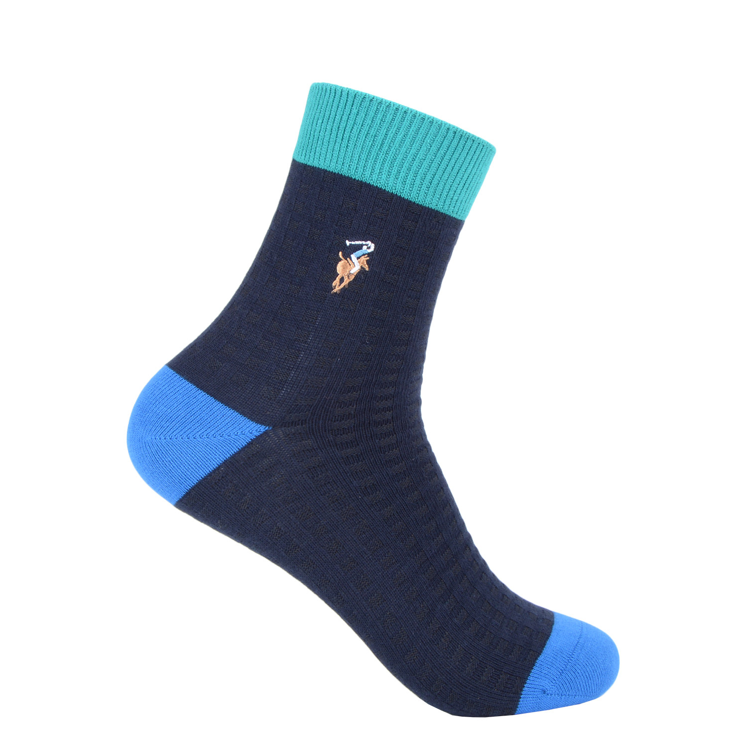 polo秋冬中厚冬天粗棉线商务中筒袜 polo品棉短袜/打底袜/丝袜/美腿袜