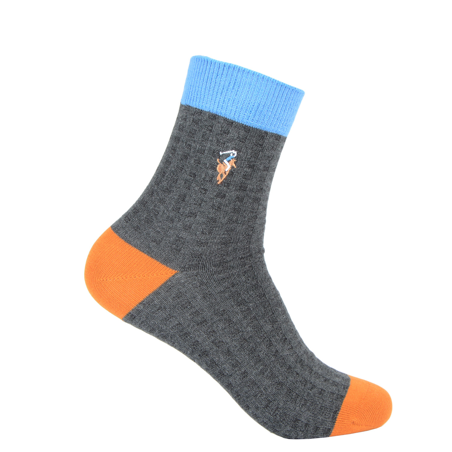 polo秋冬中厚冬天粗棉线商务中筒袜 polo品棉短袜/打底袜/丝袜/美腿袜