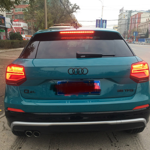 专用奥迪车标改装黑色车标A3S3S4A4LA5A6A7Q2L中网标四环标尾标志 - 图2