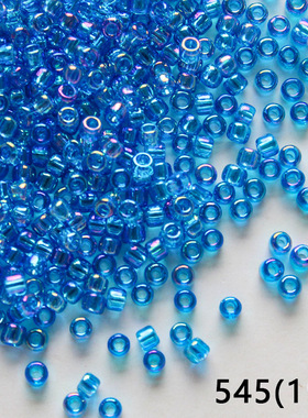 日本进口MGB透明幻彩米珠1.9mm