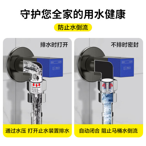 单向止回阀卫生间水管马桶防反水热水器水表回水逆止阀4分止逆阀 - 图0