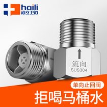 One-way check valve Makeup Chamber Water Pipe Toilet Anti-Water Heater Water Meter Backwater Backstop Valve 4 Stop Reverse Valve